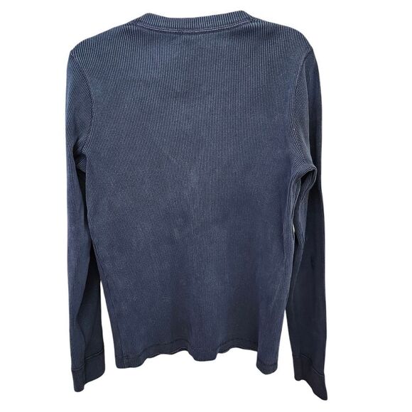 Abercrombie and Fitch Men's Blue v-neck long sleeve pullover sweater Sz LG - Picture 9 of 11